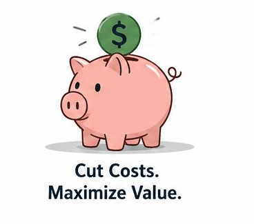 Cut costs and maximise value